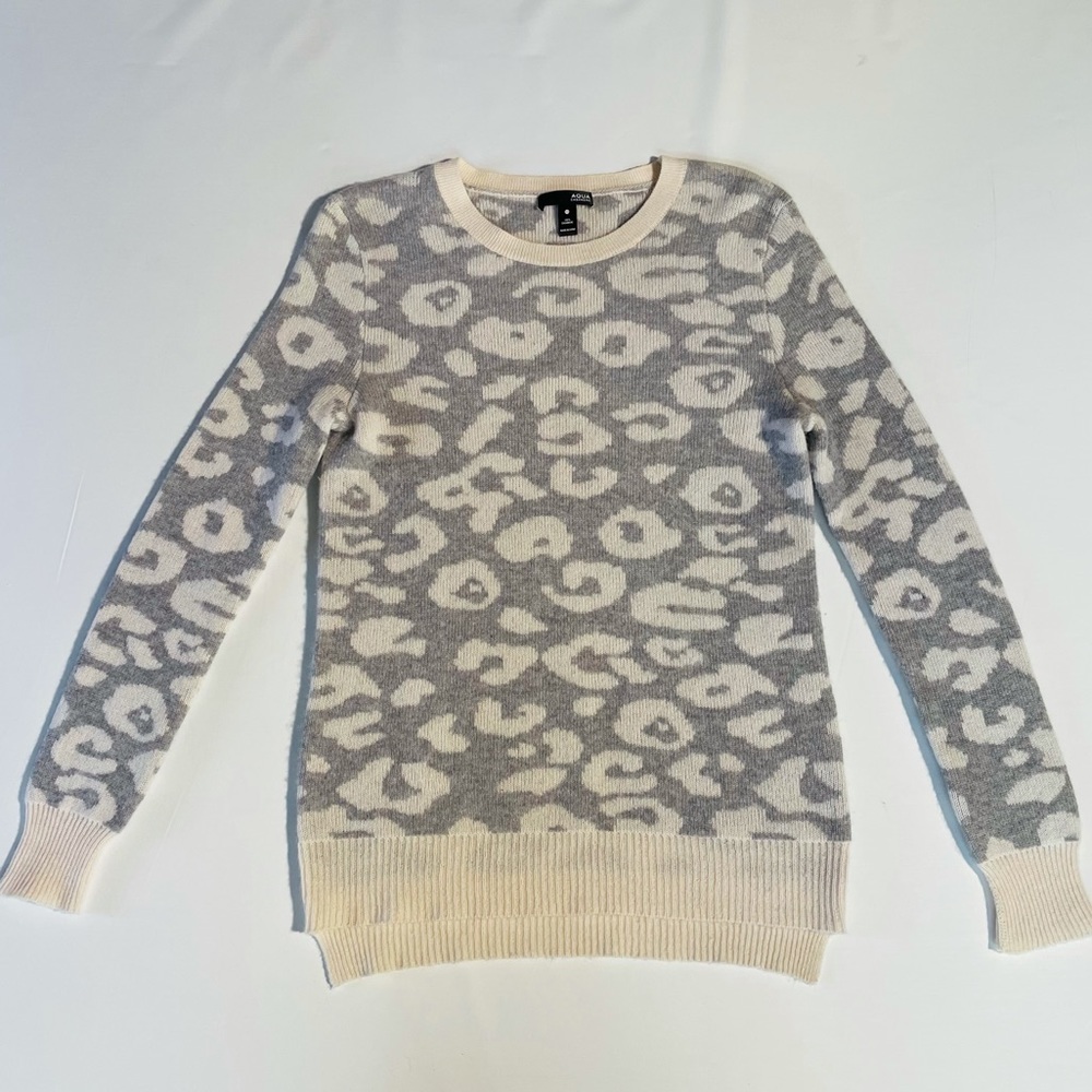NWOT AQUA 100% Cashmere Sweater XS